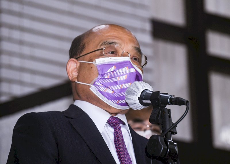 蘇‧行政院長＝蔡‧総統と内閣調整を検討、結果が出次第報告