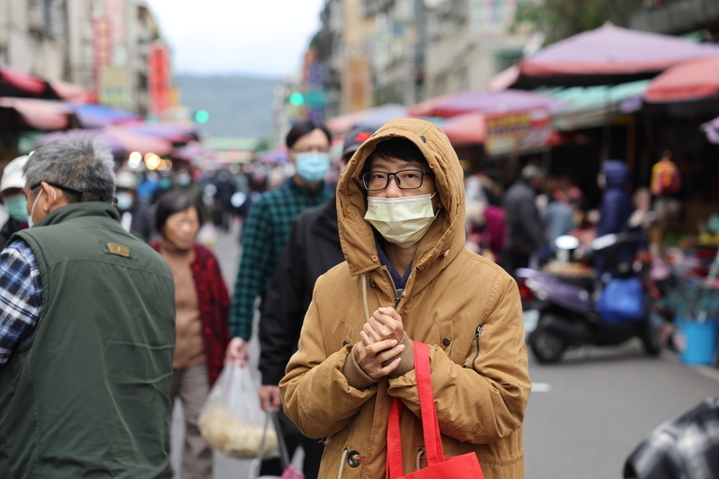 寒波襲来、嘉義以北夜には7℃の低温に