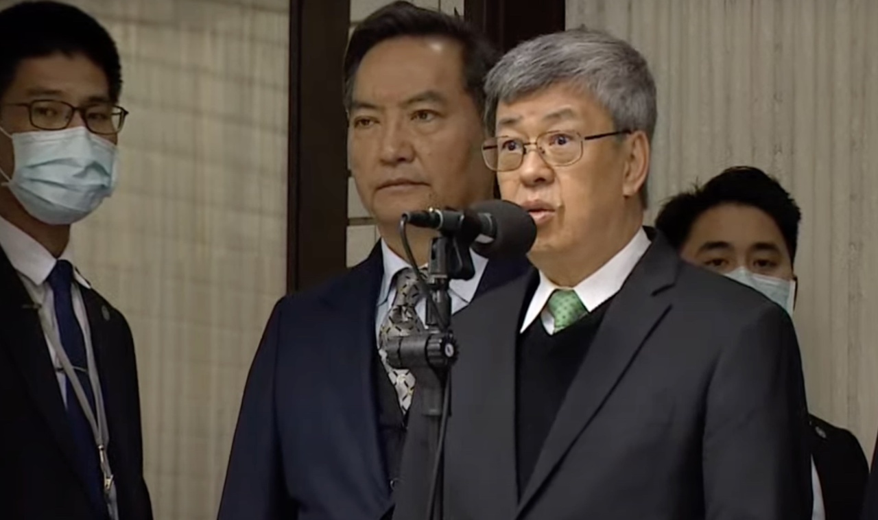 「全動法」　陳・院長＝言論統制や学生を戦場に送るわけではない