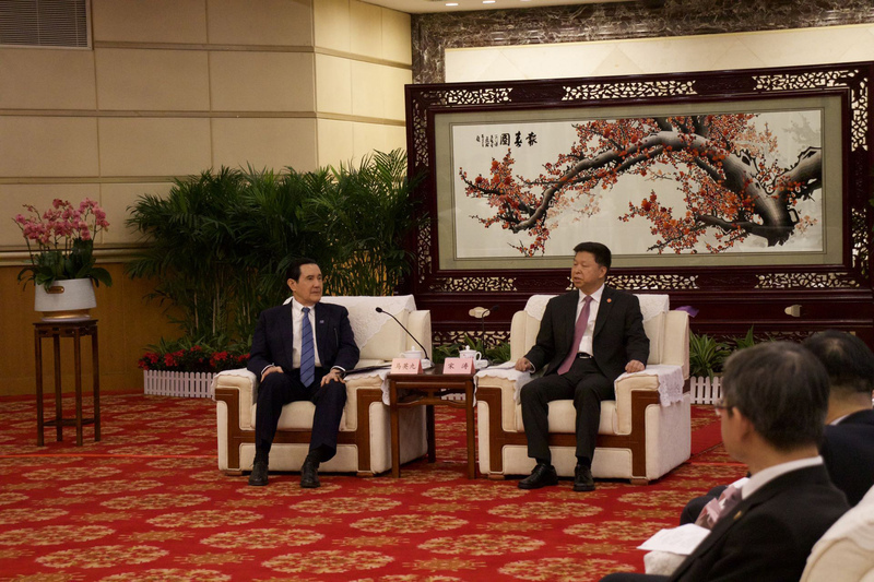 馬英九氏、訪中で「習氏」に言及 中国メディアはあえて引用せず
