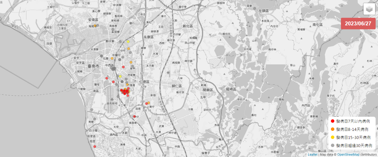 デング熱が南部で流行　疾管署：ピークは10月だろう