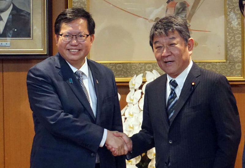 台湾の副首相、自民党議員を訪問