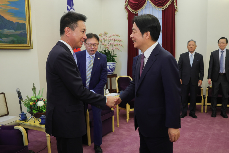 日本議員訪台、頼清徳・副総統：台日貿易協定の締結に期待
