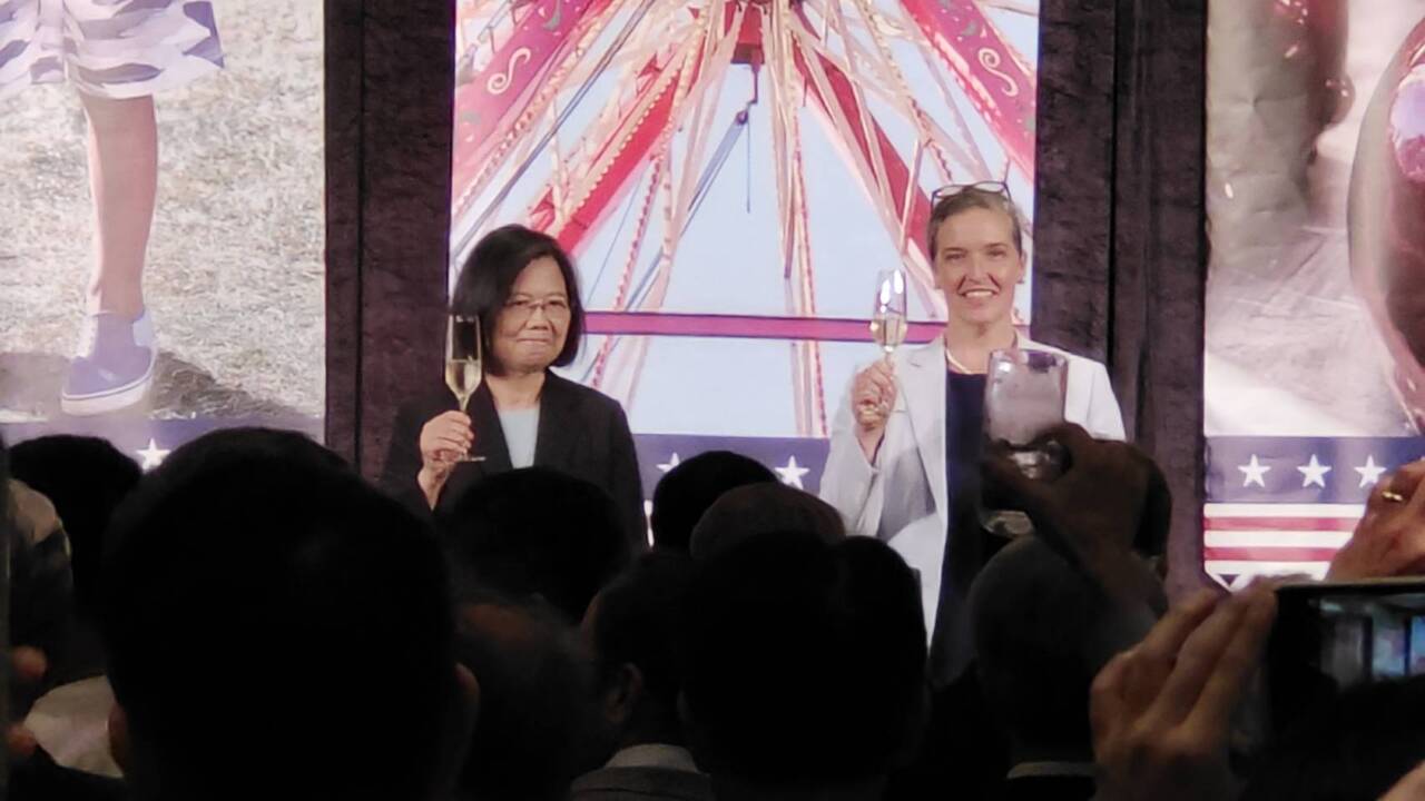 蔡・総統：誰が総統に選ばれても、台米関係は発展し続ける