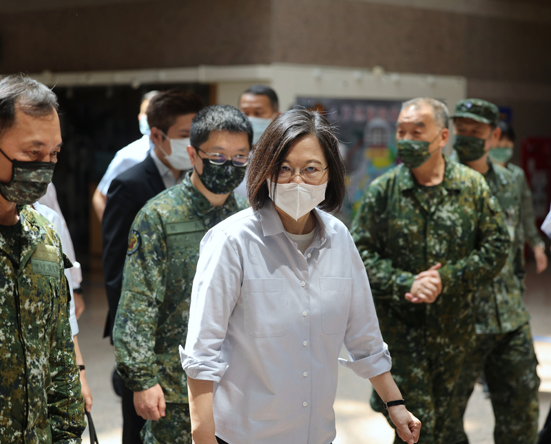 蔡・総統が新型コロナに感染、症状が軽い