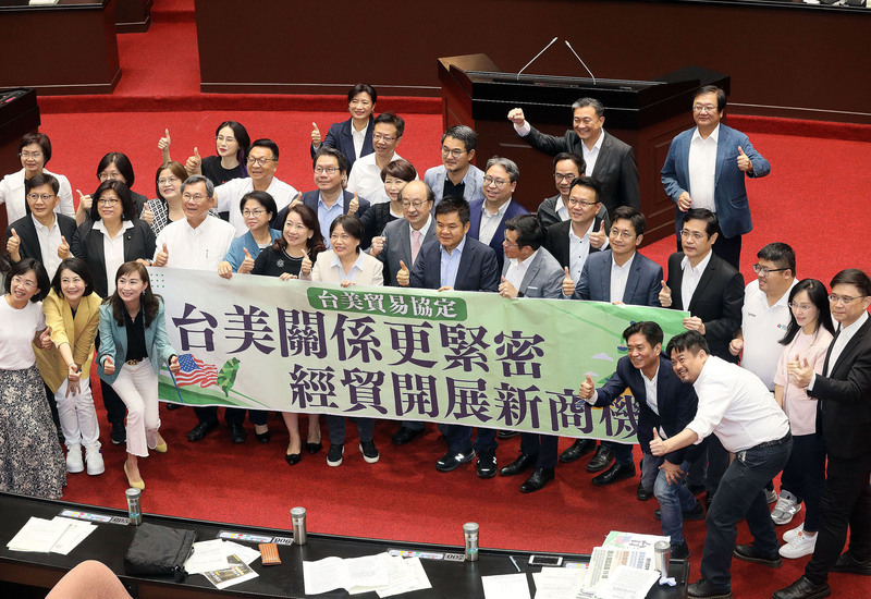 「21世紀の貿易に関する台米イニシアチブ」、立法院で異議なく通過