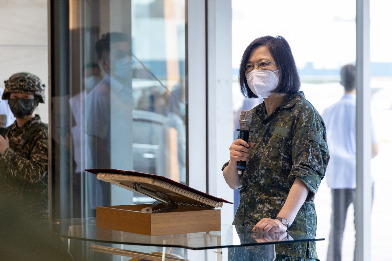 蔡・総統が対上陸作戦を視察・指導　ロシアのウクライナ侵攻を参考に防衛作戦力を高める