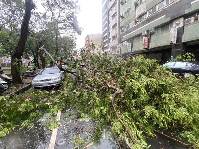 台風5号被害、台湾全土で1720件、1人死亡　7人けが