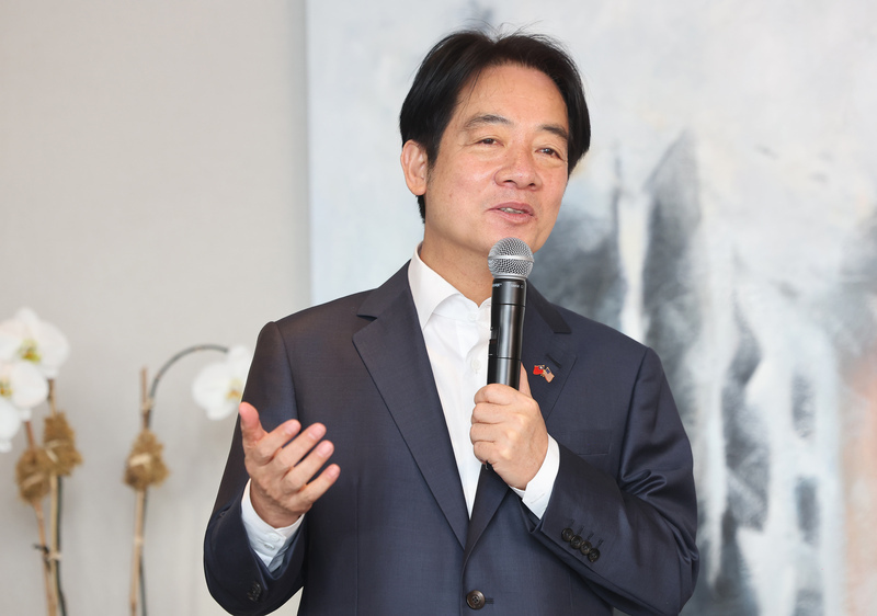 外遊中の頼清徳・副総統、経由地NYで「台湾が安全なら世界も安全」