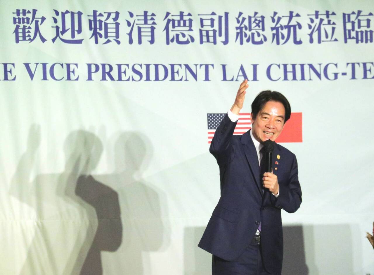 頼・副総統が米・サンフランシスコに到着　AIT理事長が出迎える