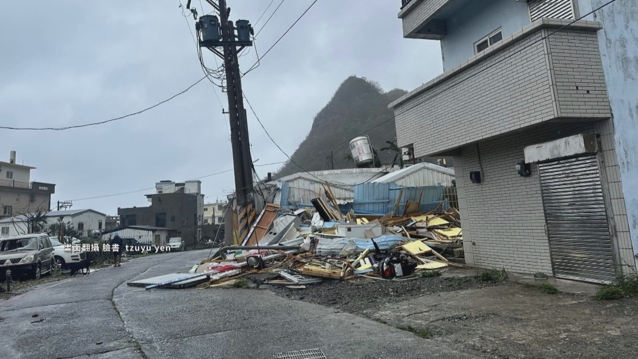 台風14号襲来、離島・蘭嶼の風速95.2m/sは世界気象史上で3位に強い風