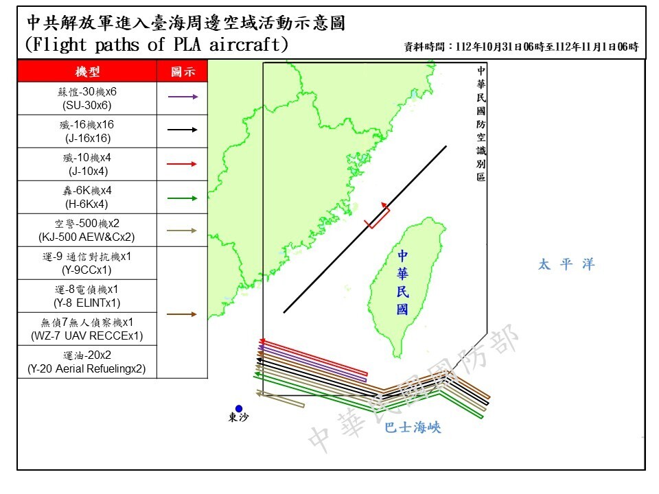 中共の空母「山東」号が南東海域で演習、のべ37機が空域を侵害