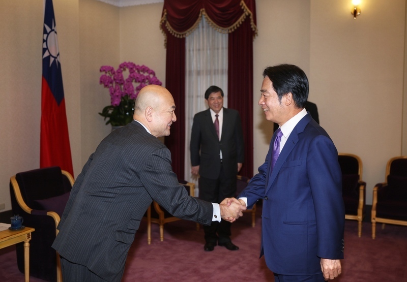 頼清徳・副総統が片山新代表と面会、台日の更な連携に期待