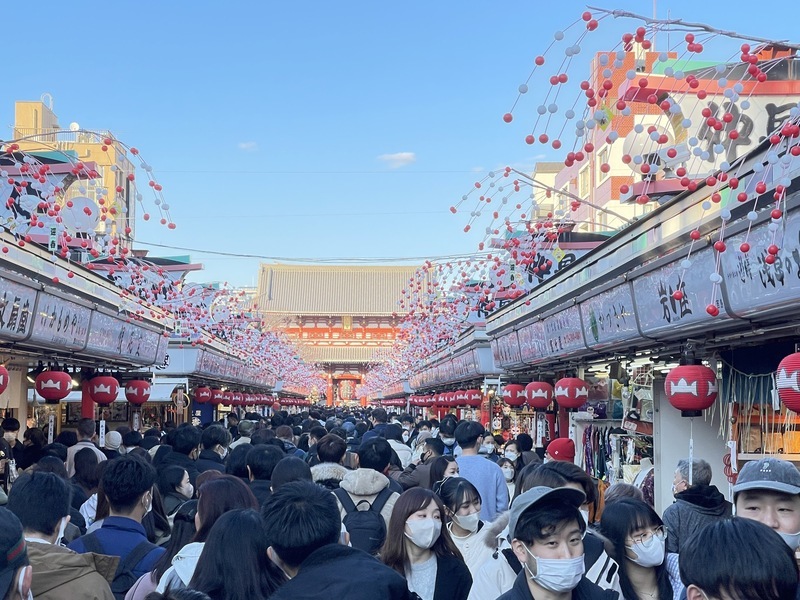 訪日外国人数が2019年を超え、再び2000万人突破