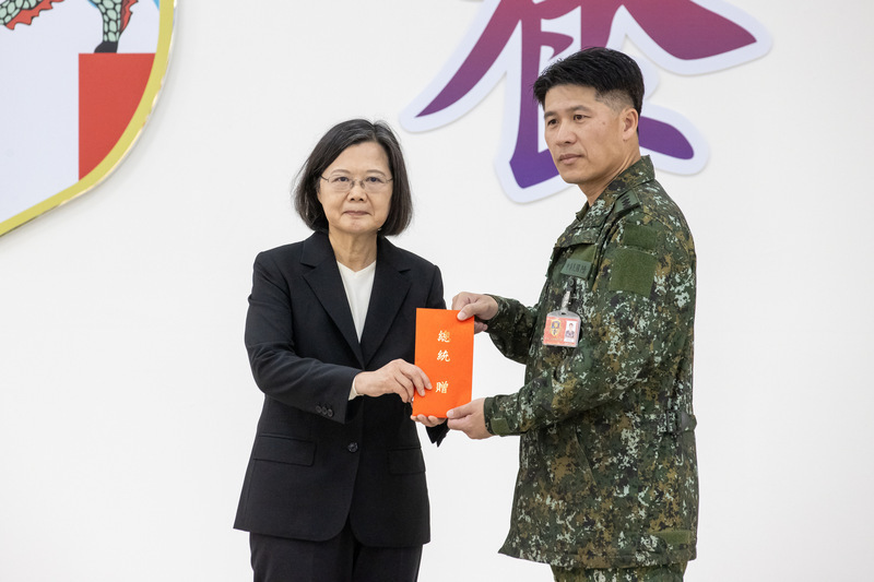 「陸軍育勤基地」供用開始式典、蔡・総統：軍・民共栄に期待