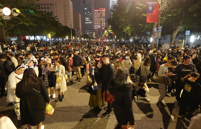 2023年大晦日の台北メトロ総輸送人数はのべ166万人を突破