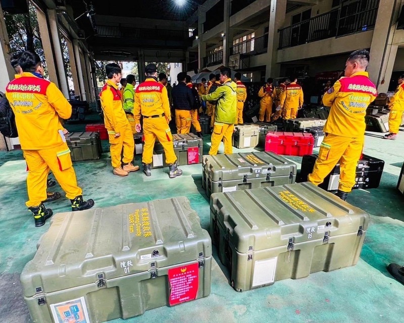 日本能登半島で強震、屛東県の救助隊40人が出発の準備
