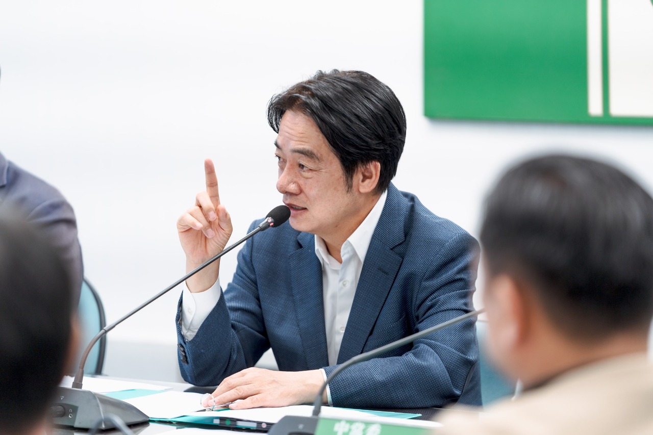 頼清徳氏が民進党内の新潮流派を退会　新潮流派：総統の責務を尊重