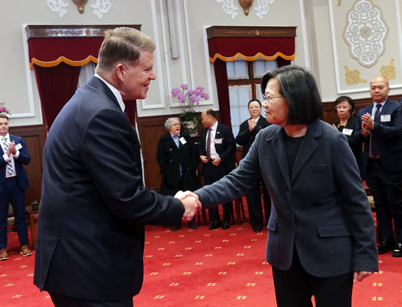蔡・総統：台米二重課税の問題を解決、重要なサプライチェーンのパートナー関係を強化