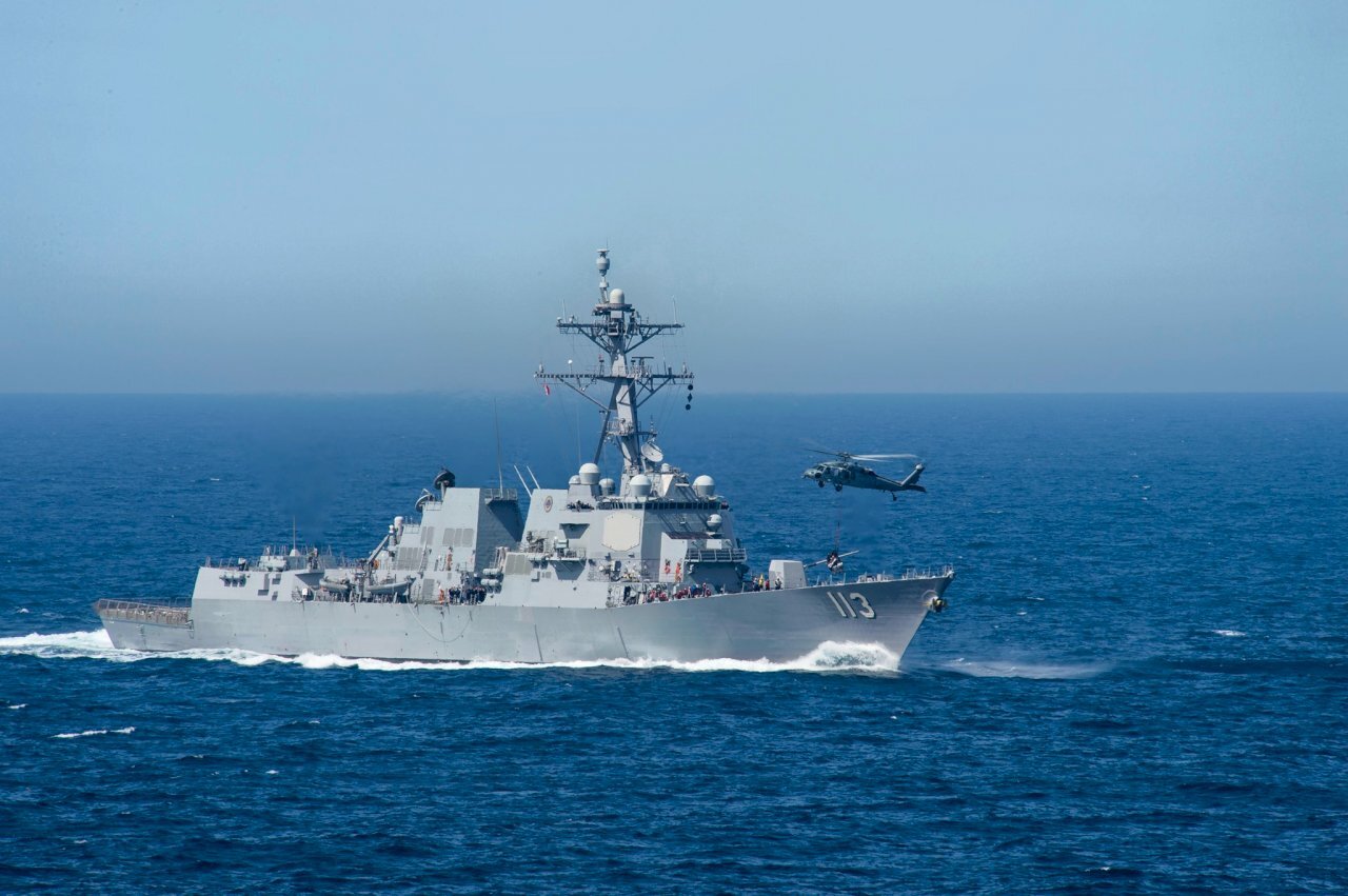 台湾の総統選挙後、米海軍の軍艦が初めて台湾海峡を通過