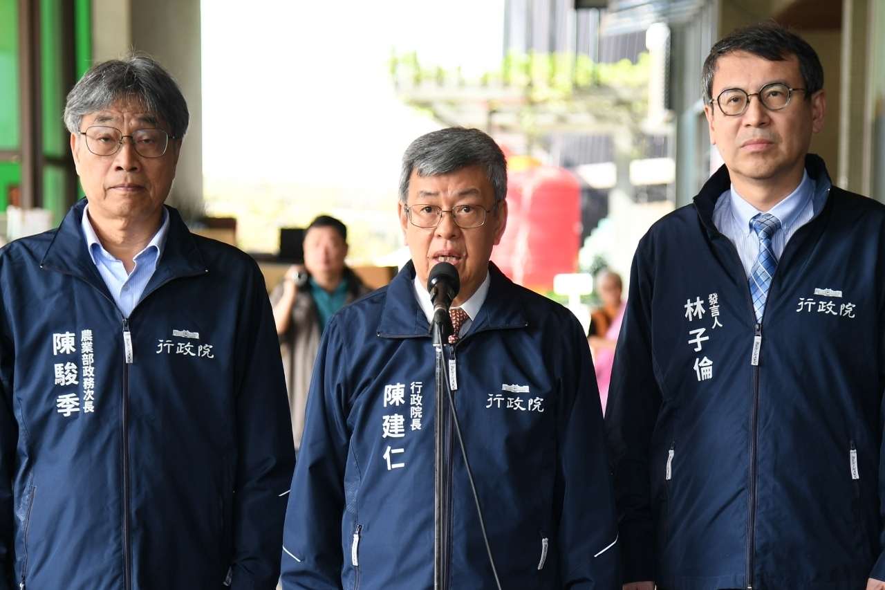 陳・行政院長、中国のM503航空路変更取り消しを非難