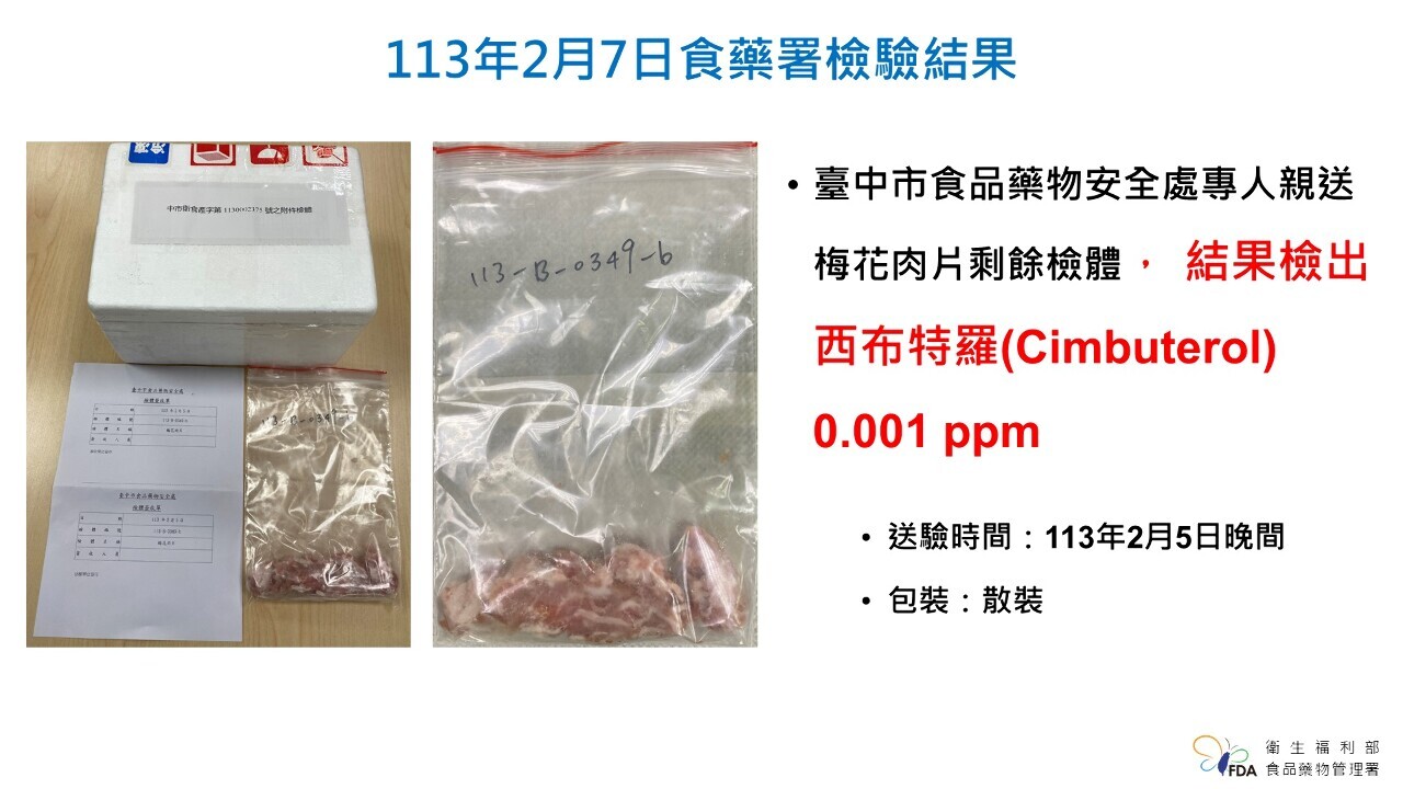 食薬署：微量の「シンブテロール」検出、豚肉の成長促進剤検出に関し