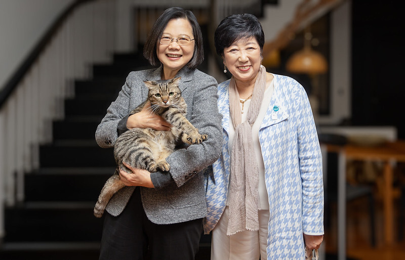 小池東京都知事が蔡・総統、頼・副総統を表敬訪問、台日交流・協力の深化に期待