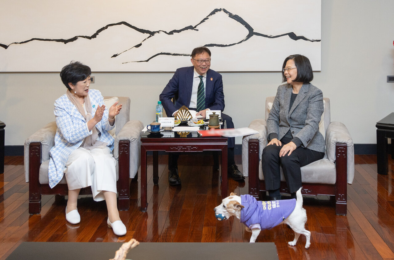 蔡・総統が小池都知事の表敬を受け、台日交流・協力の深化に期待