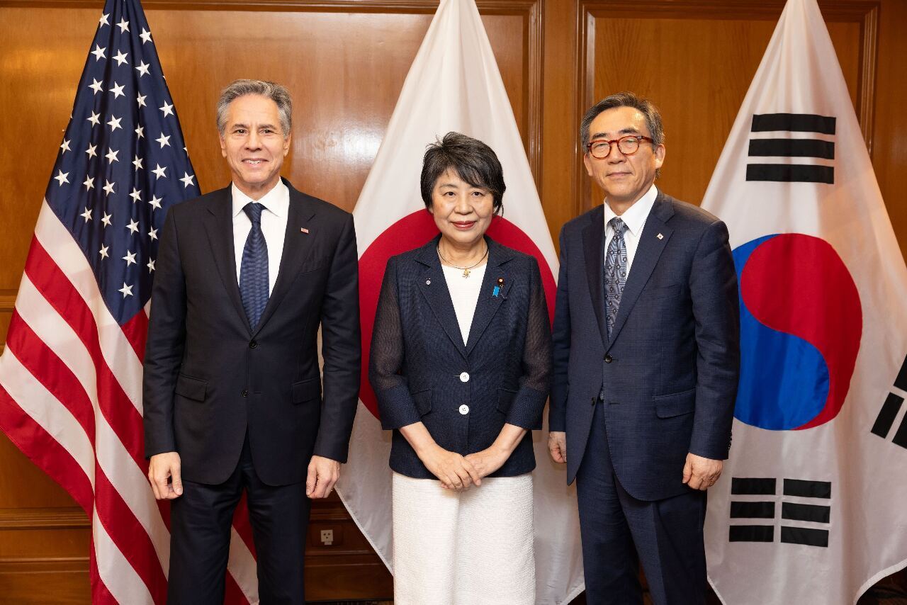 米日韓の外相が台湾海峡の平和と安定について議論、外交部が歓迎と感謝