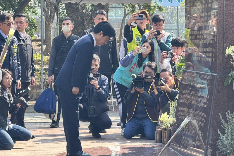 頼・副総統：二二八事件の反省継続を約束、「暗雲に光が差し込むことを望む」