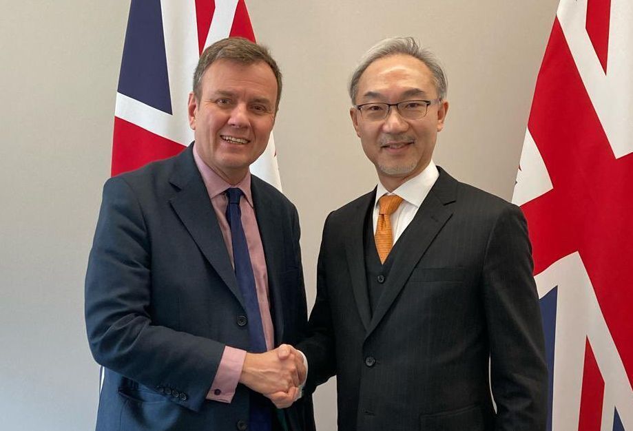 英ビジネス・通商省副大臣が駐英代表と会談、経済・技術協力を協議