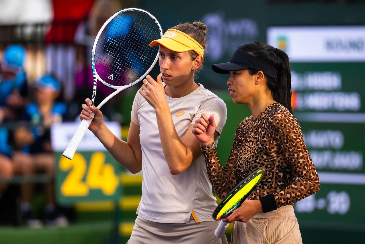 テニス、BNPパリバOP、謝淑薇/メルテンス組決勝進出