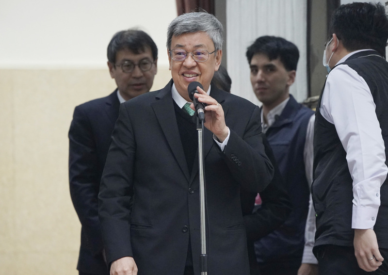 陳・行政院長：与野党が協力し合うことを歓迎、蔡・総統と柯・主席の会談に対し