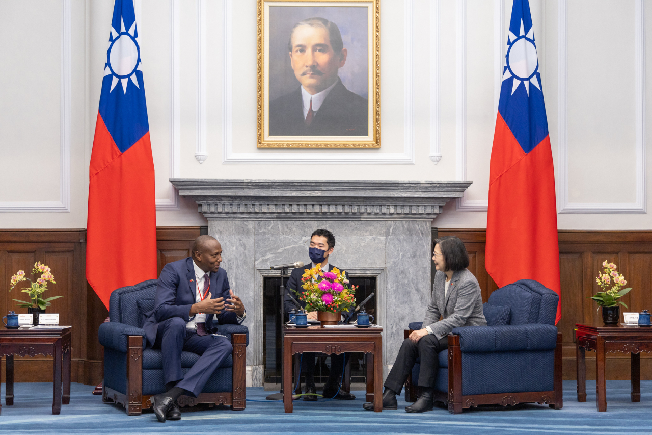 蔡・総統がエスワティニ王国首相の表敬を受け、台湾の国際参与への支持に感謝