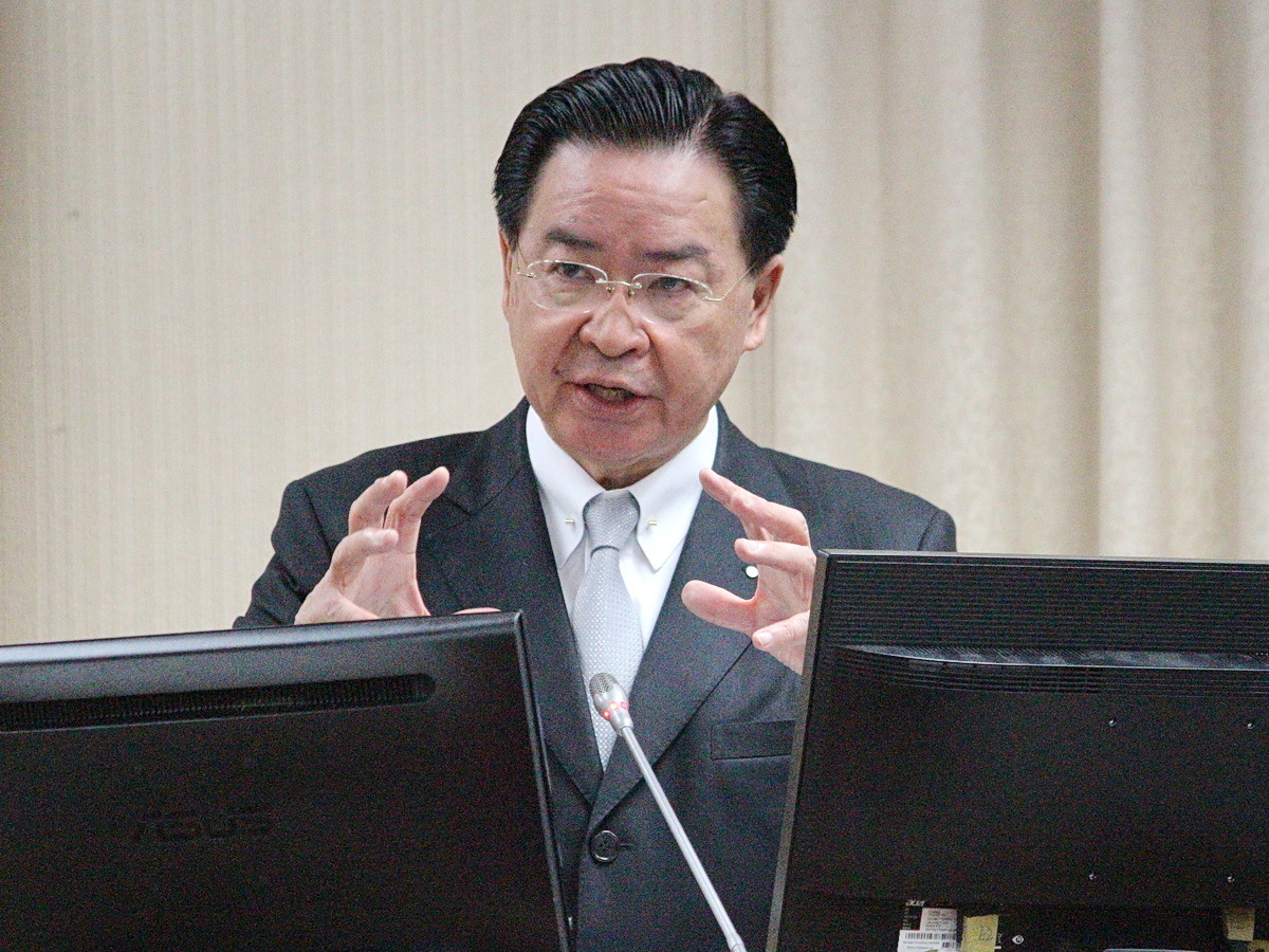 蕭・次期副総統の欧米訪問について呉・外交部長が説明