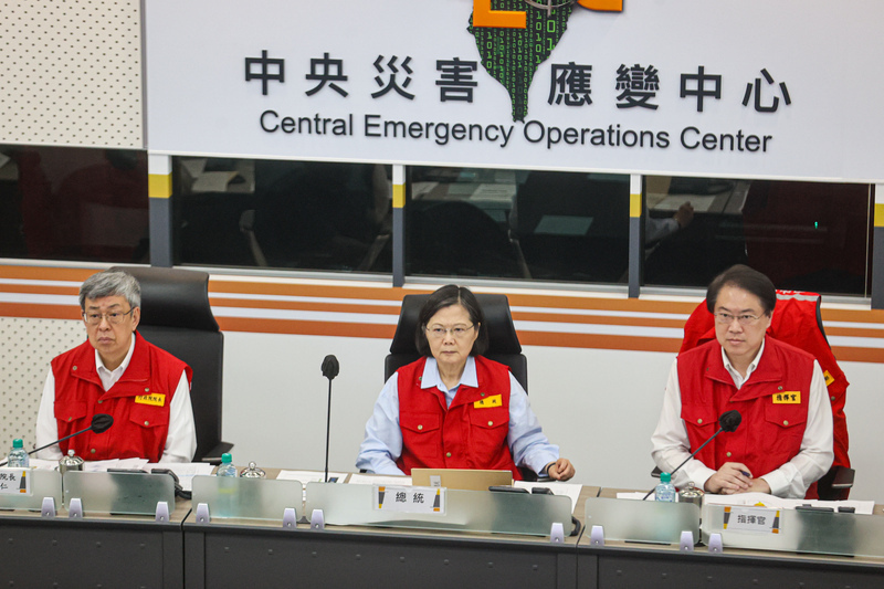 【台湾東部・花蓮地震】蔡・総統：中央と地方が協力し国民の安全を守る