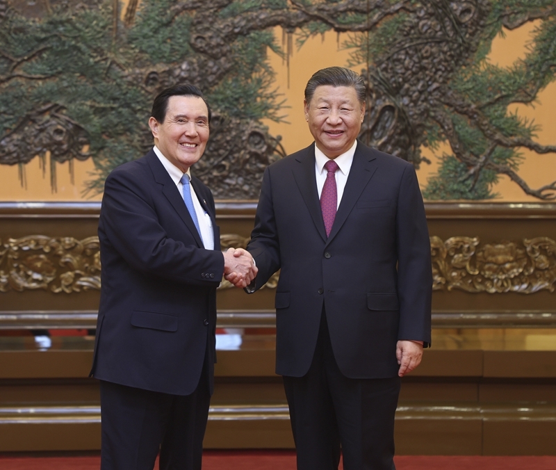 馬・前総統と中国の習・主席が会談、外交部：中国は台湾の主流な民意を正視すべき