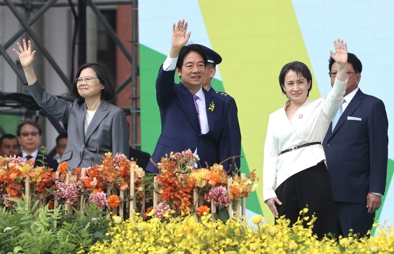頼清徳氏、蕭美琴氏が正副総統に就任、蔡英文氏が8年の任期満了