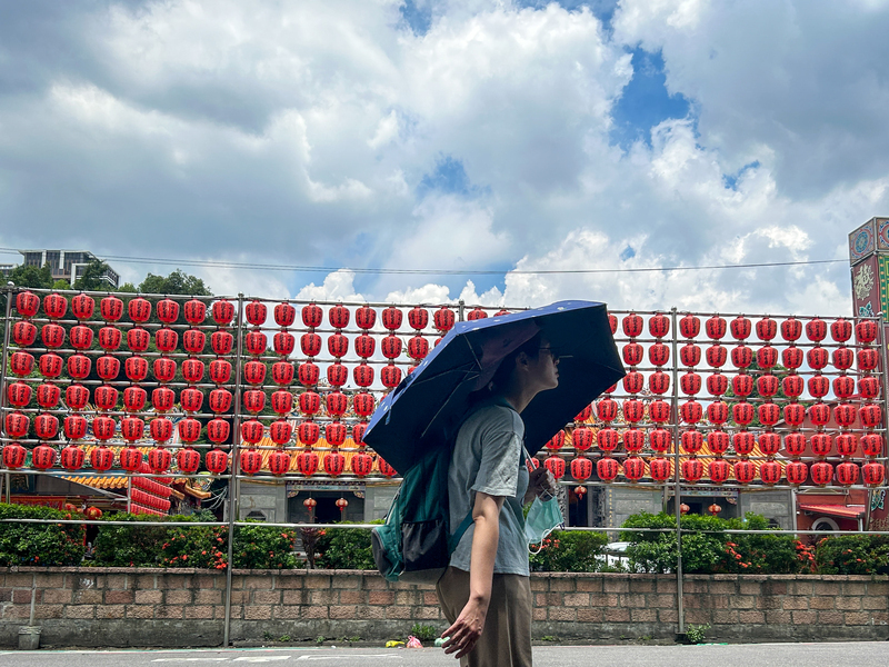 7/9は台湾各地で高温に、午後は短時間の強い雨が降る恐れも