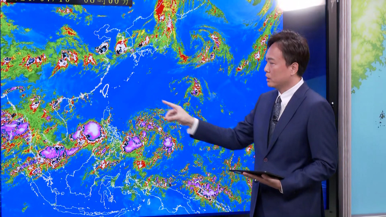 台風3号、中央気象署：7/24と7/25台湾に最接近