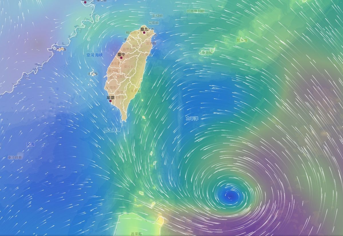 中央気象署が台風3号の陸上警報を発令、宜蘭・花蓮・台東・新北に直撃の恐れ