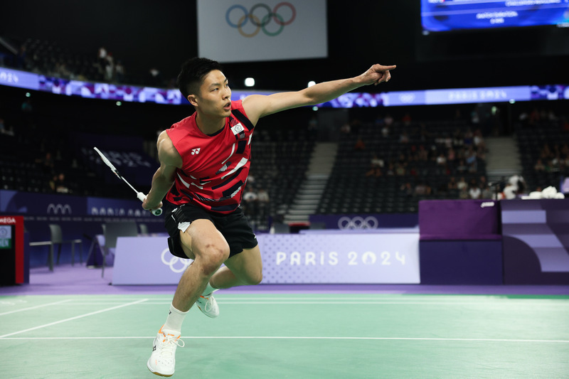 台湾のエース、周天成が初戦ストレート勝ち、パリ五輪バドミントン男子シングルス