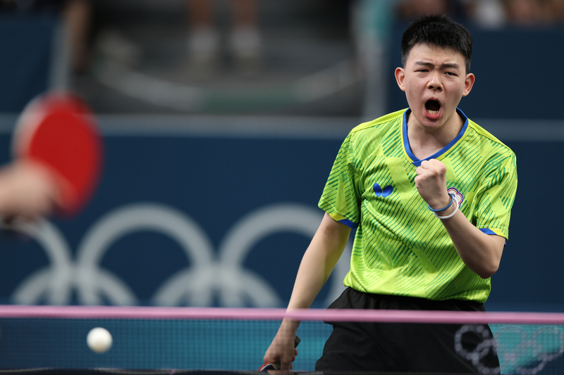 パリ五輪卓球男子シングルス、若き新星・高承睿選手が3回戦進出