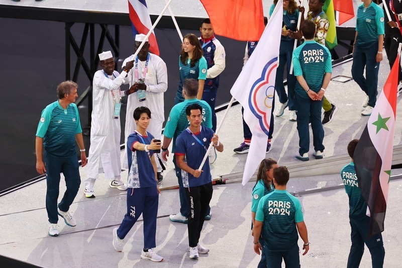 【パリ五輪】閉会式にトム・クルーズが登場、台湾選手達の勇姿がカメラに映る