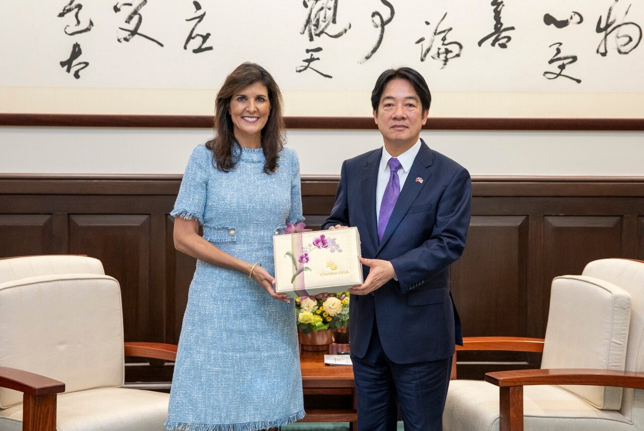 ヘイリー元米国連大使が頼・総統を表敬訪問