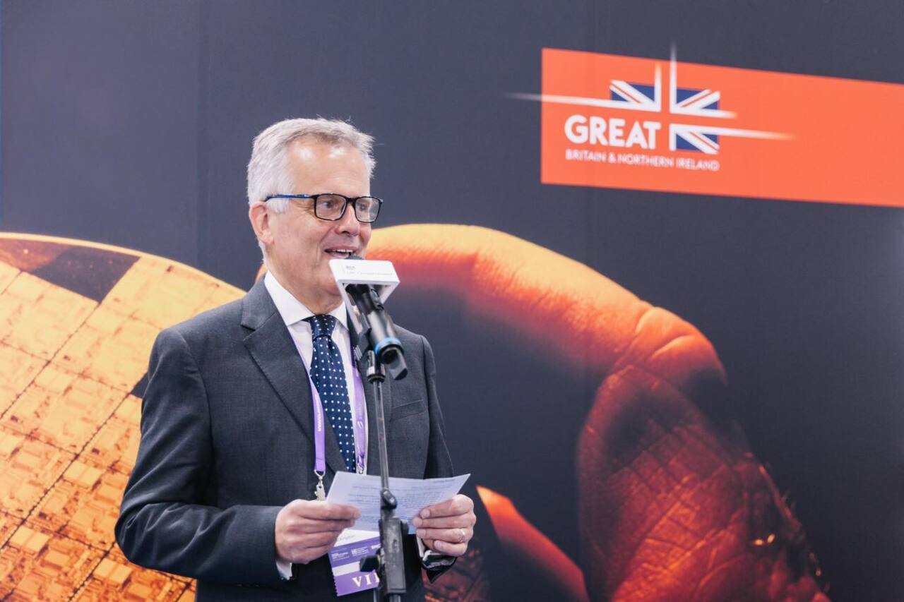 「セミコン台湾」出席のイギリス駐台代表「台湾は当然の協力パートナー」