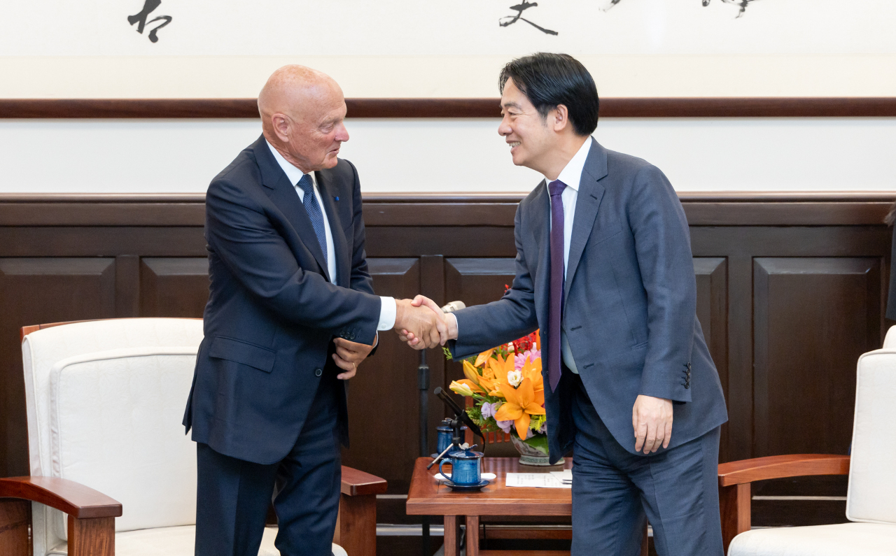 頼・総統：同盟強化に期待、米フーヴァー研究所訪問団の表敬訪問を受け