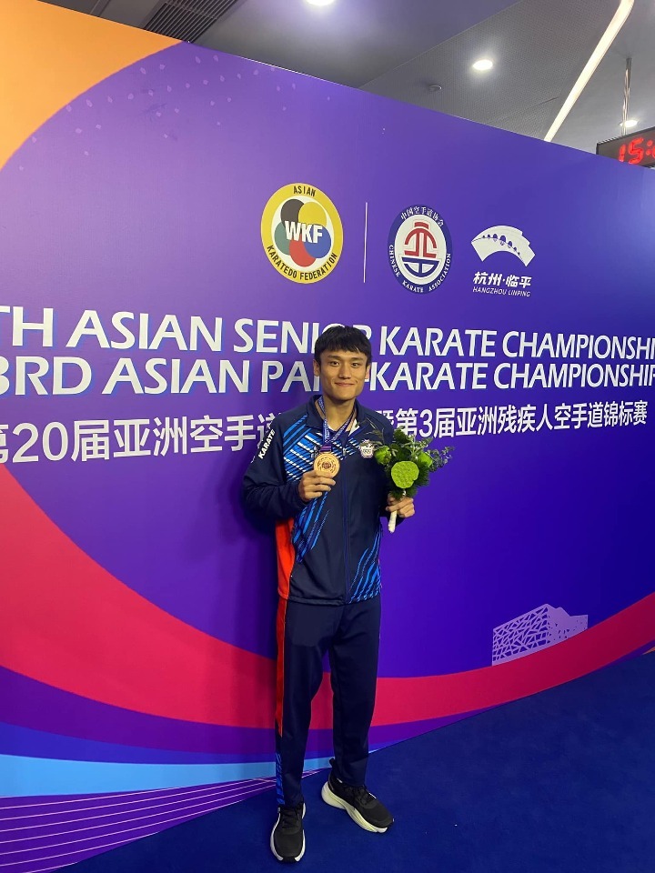 アジアシニア空手道選手権大会、　台湾勢は銀1個、銅2個を獲得