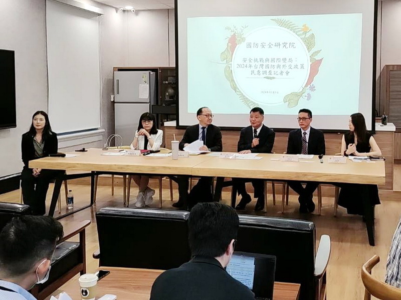 国防院の民間調査、7割近くが台湾のために戦う