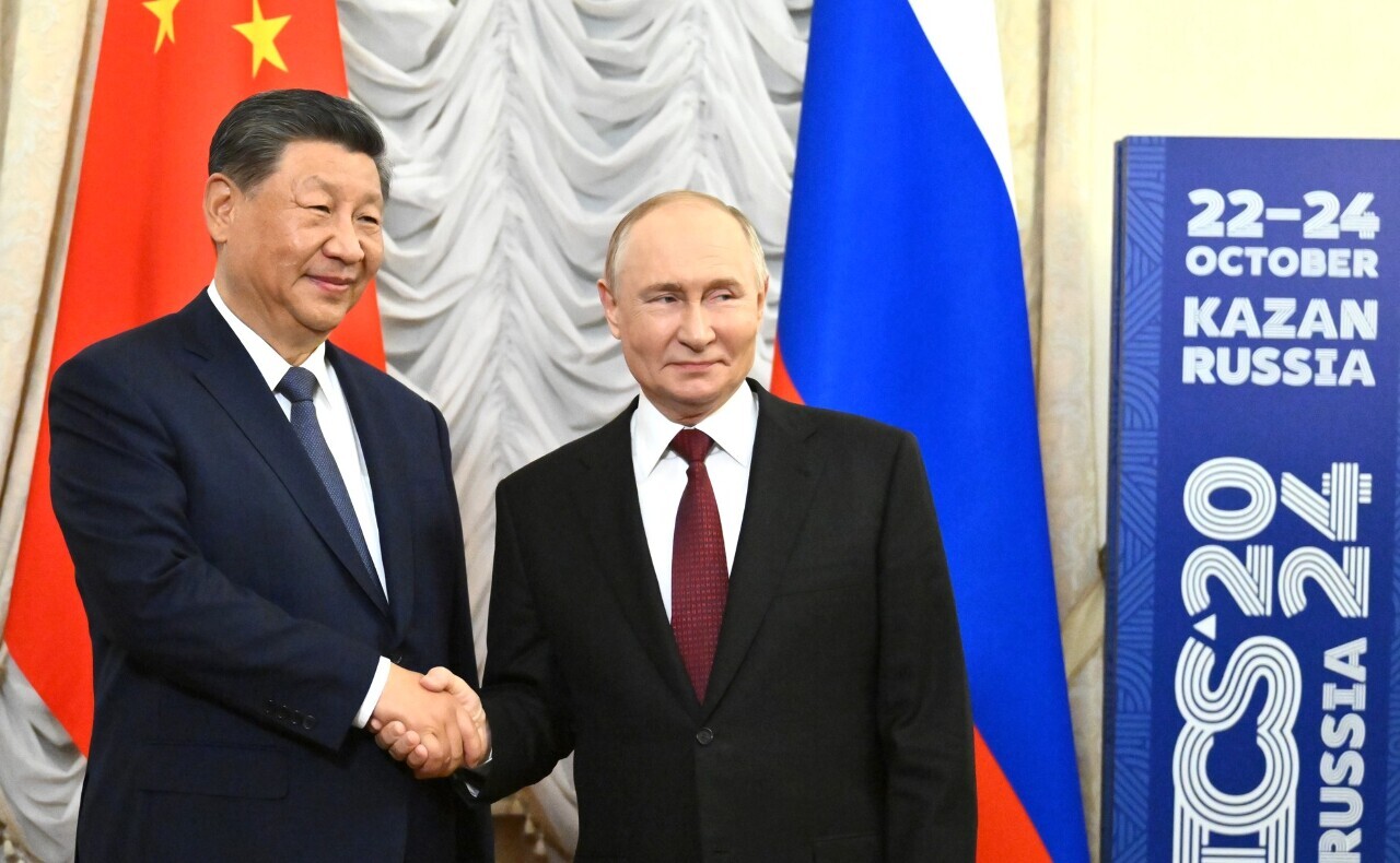 BRICS首脳会議に合わせ中国の習・主席がロシアのプーチン大統領と会談